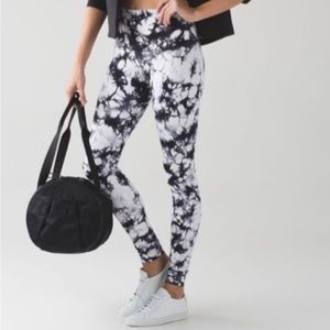 Lululemon Wunder Under Pant Leggings (Hi-Rise) Marble Size 4